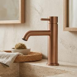 Aquanello Eterna Mitigeur de lavabo à une poignée, cuivre brossé, ET1000-62